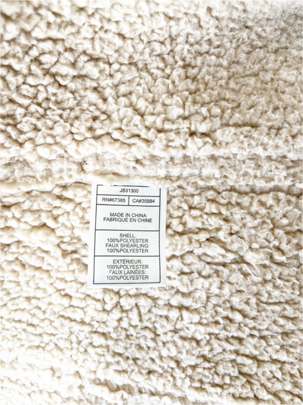 Jack Grey Warm Vest with Cream Trim - Picture 6 of 6